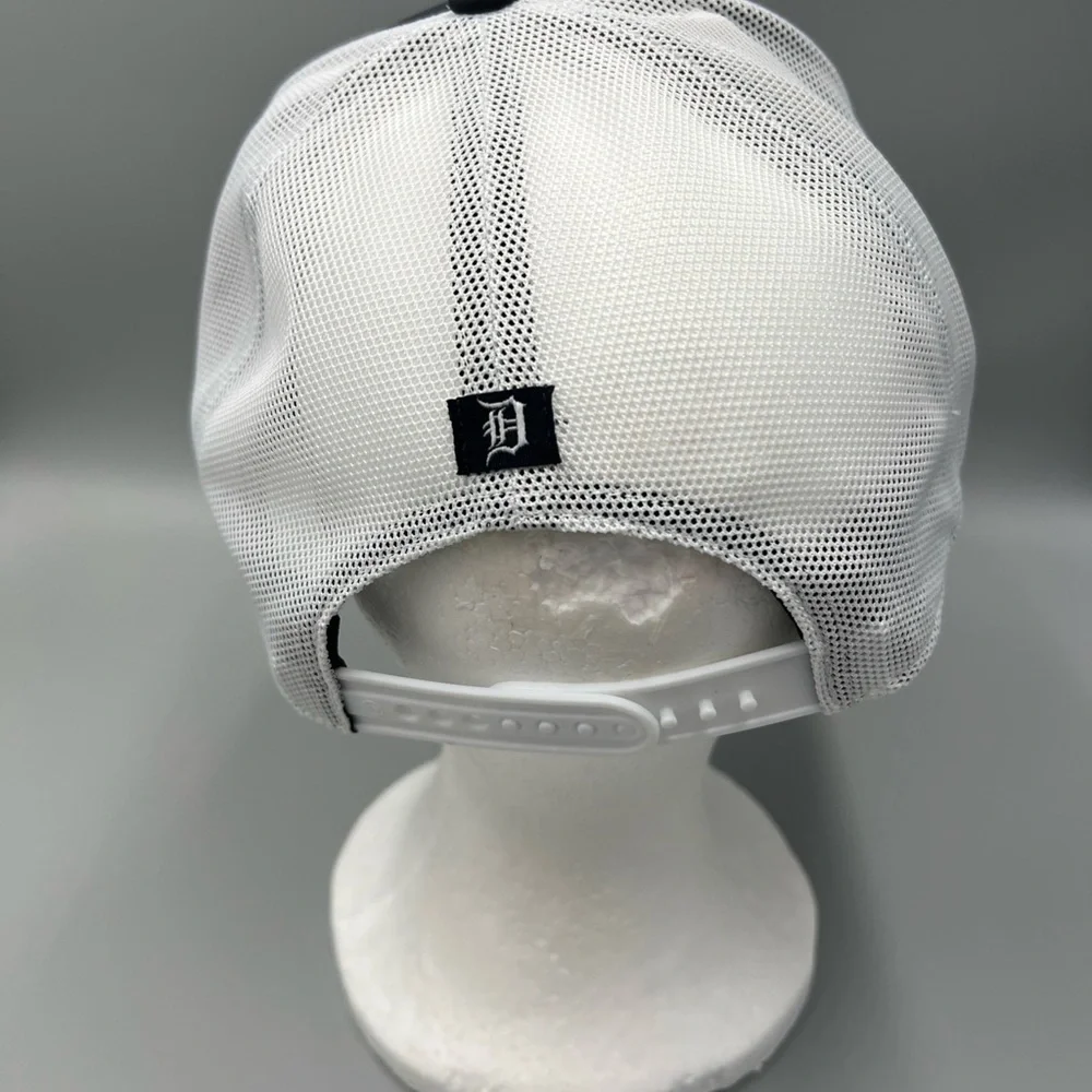 47 Brand Brrr Detroit Tigers Trucker Hat, MLB. Polyester Patch Adjustable Cap. - Picture 6 of 9